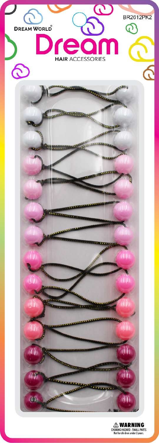 DREAM P/T 12MM 14 PC W/PINK MIX