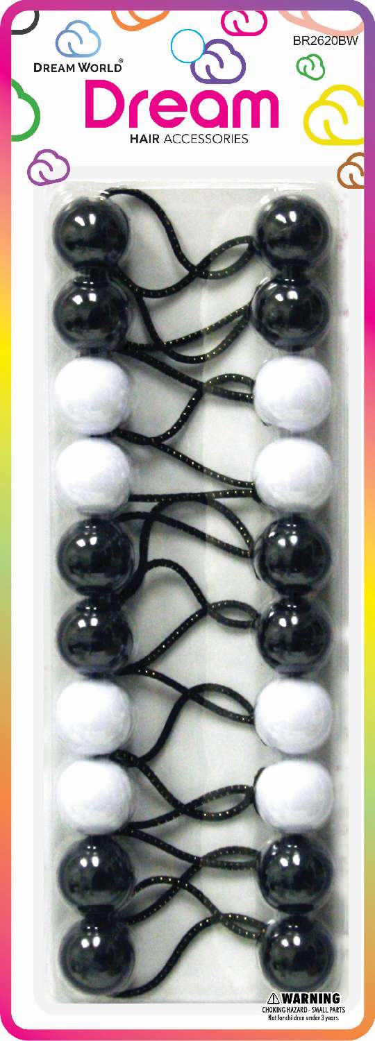DREAM P/T 20MM 10PC BLK/WHT
