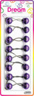 DREAM P/T 20MM 8PC METALIC PUPPLE