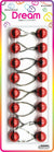 DREAM P/T 20MM 8PC METALIC RED