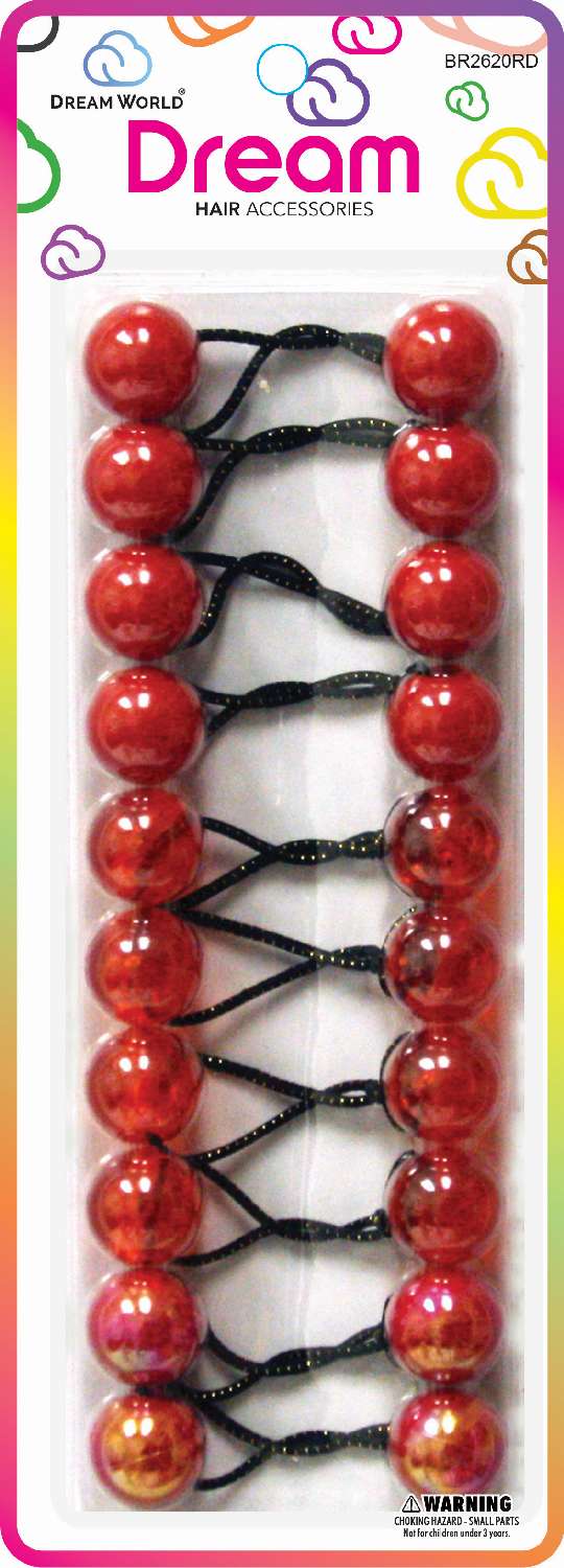DREAM P/T 20MM 10PC RED ASST