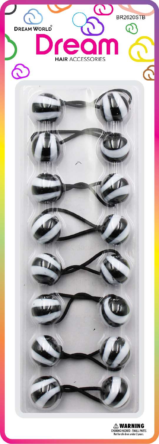 DREAM P/T 20MM 8PC W/STRIPE BLACK