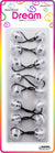 DREAM P/T 20MM 8PC W/STRIPE CLEAR