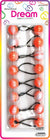 DREAM P/T 20MM 8PC TWO TONE ORANGE