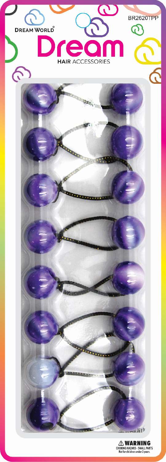 DREAM P/T 20MM 8PC TWO TONE PURPLE