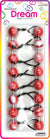 DREAM P/T 20MM 8PC TWO TONE RED