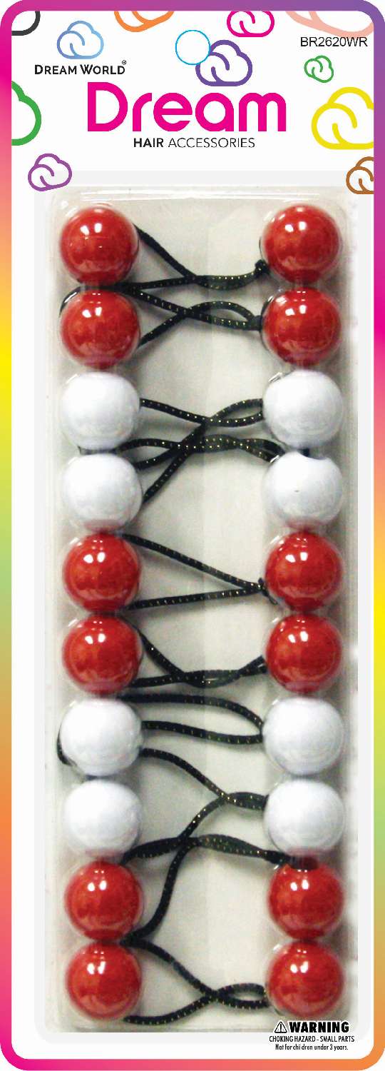 DREAM P/T 20MM 10PC WH/RED