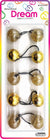 DREAM P/T 25MM 5PC G/GOLD