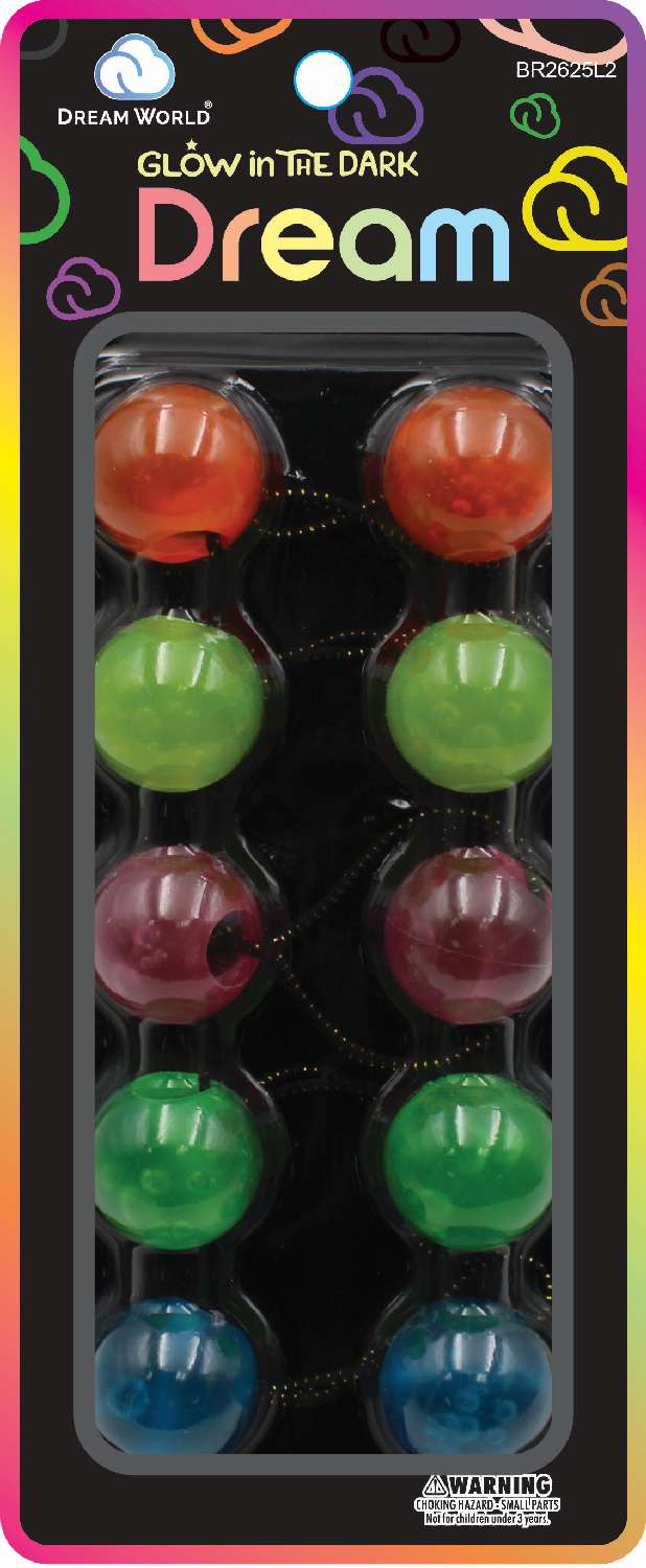 DREAM P/T 25MM 5PC LUMINOUS L/ ASST2