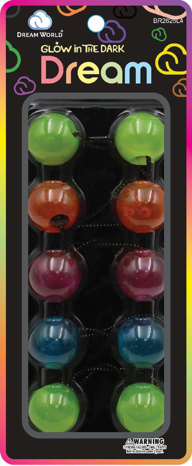 DREAM P/T 25MM 5PC LUMINOUS L/ ASST4