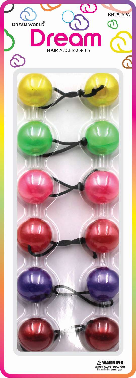DREAM P/T 25MM 6PC PEARL ASST