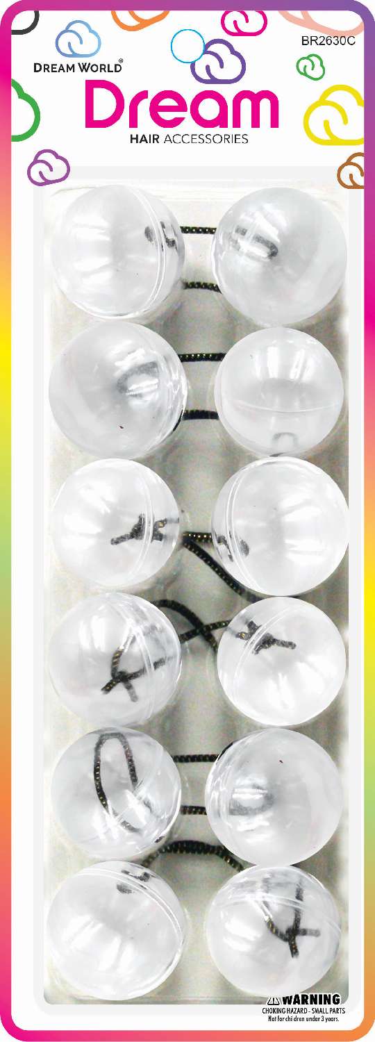 DREAM P/T 30MM 6PC CLEAR