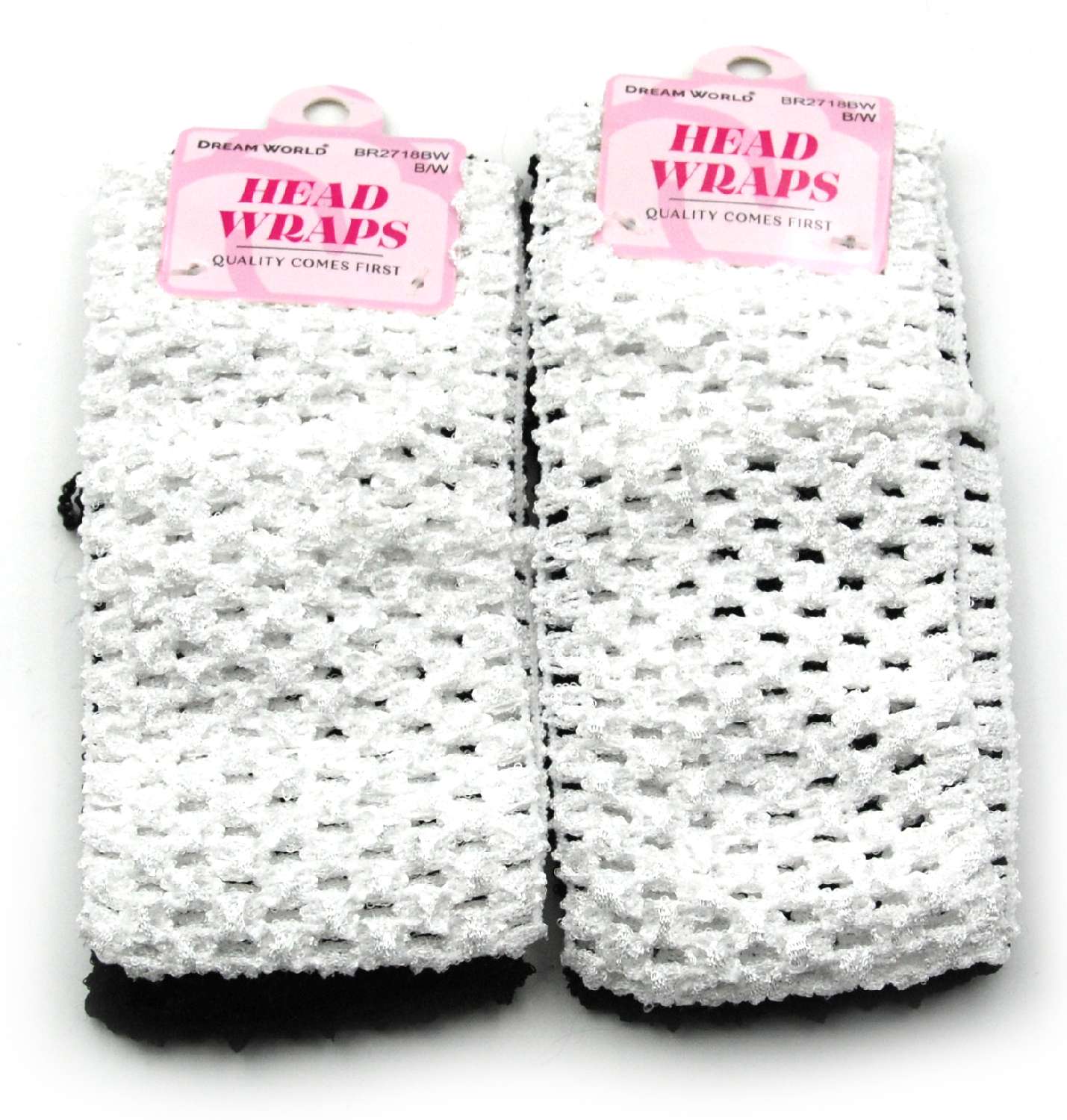 DREAM H/BAND BALLERINA 6CM 2PC B/W