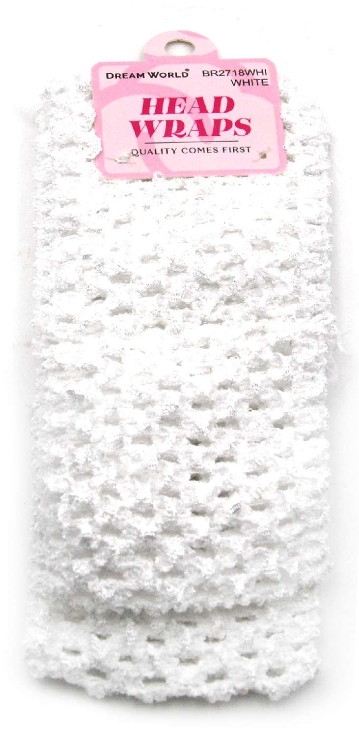 DREAM H/BAND BALLERINA 6CM 2PC WHITE