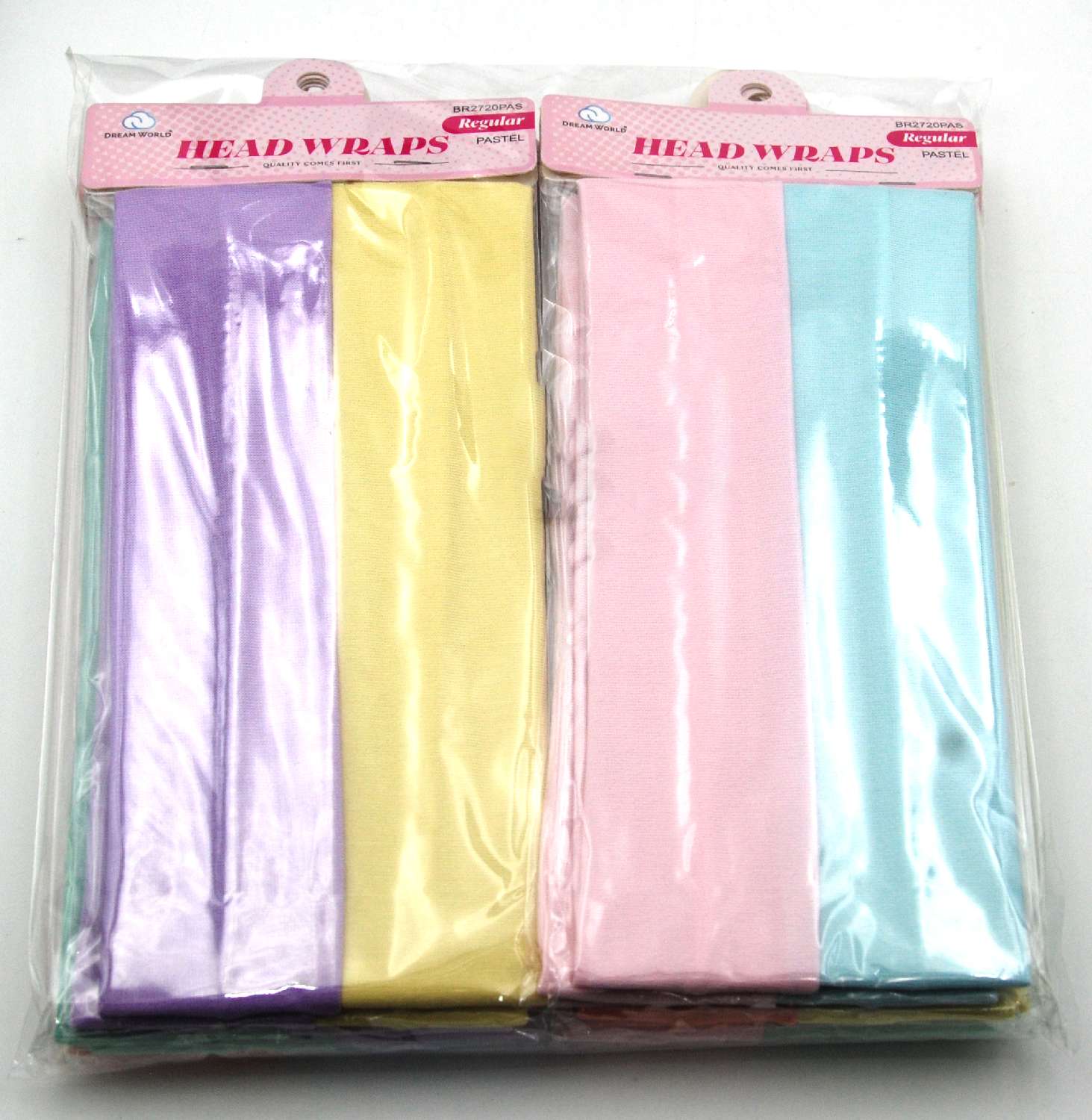 DREAM H/BAND PLAIN REGULAR 5CM 2PC PASTEL
