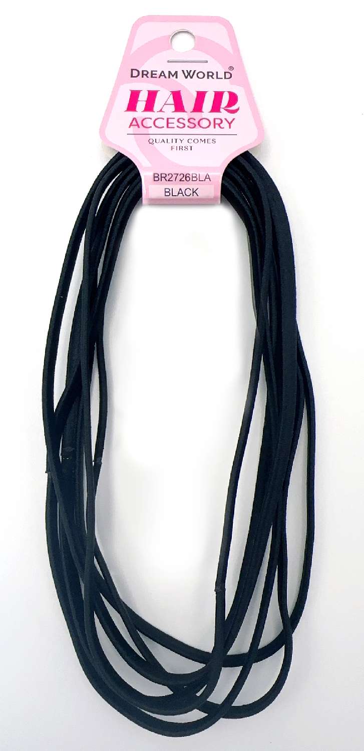 DREAM H/BAND THIN ASST 6PC BLACK
