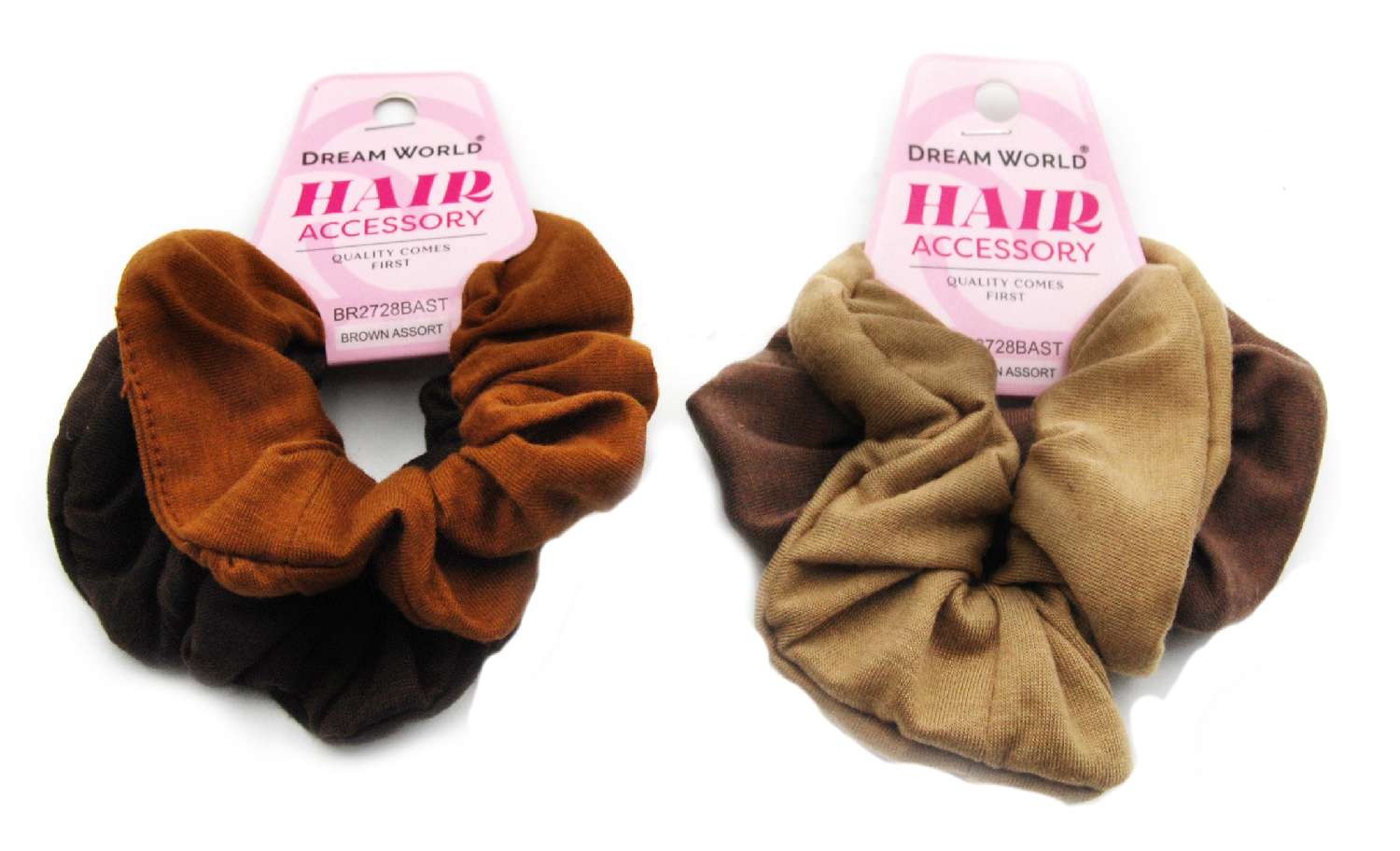 DREAM H/SCRUNCH 2PC BRN ASST