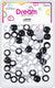 DREAM BEAD 18MM 52PC BK/ C