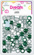 DREAM BEAD 18MM 52PC G/GREEN
