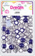DREAM BEAD 18MM 52PC G/PURPLE
