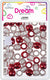 DREAM BEAD 18MM 52PC G/RED