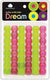 DREAM BEAD 18MM LUMINOUS 52PC YL/PI