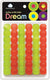 DREAM BEAD 18MM LUMINOUS 52PC YL/OR