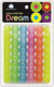 DREAM BEAD 18MM LUMINOUS 52PC ASST MIX