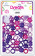 DREAM BEAD 18MM 52PC M/PURPLE