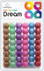 DREAM BEAD 18MM TWO TONE 52PC