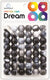 DREAM BEAD 18MM TWO TONE 52PC BLACK