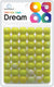 DREAM BEAD 18MM TWO TONE 52PC YELLOW