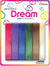 DREAM H/RIBBON DARK ASST 6PC