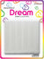 DREAM H/RIBBON WHITE 6PC