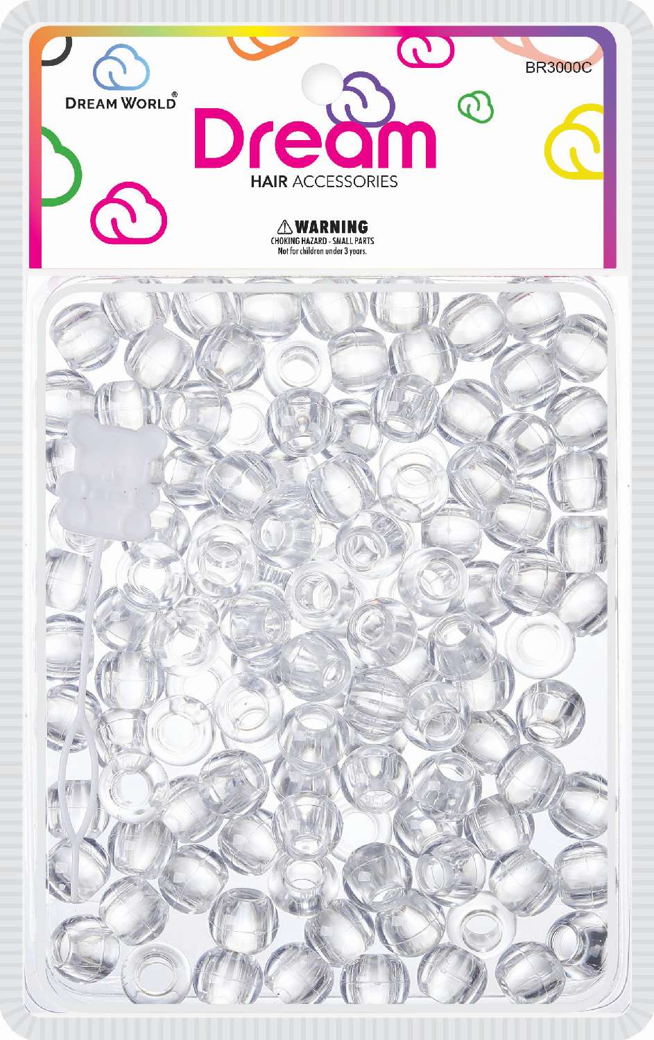 DREAM BEAD 14MM 120PC CLEAR
