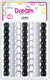 DREAM BEAD 16MM 62PC B/W/C