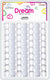 DREAM BEAD 16MM 62PC WH/CLEAR