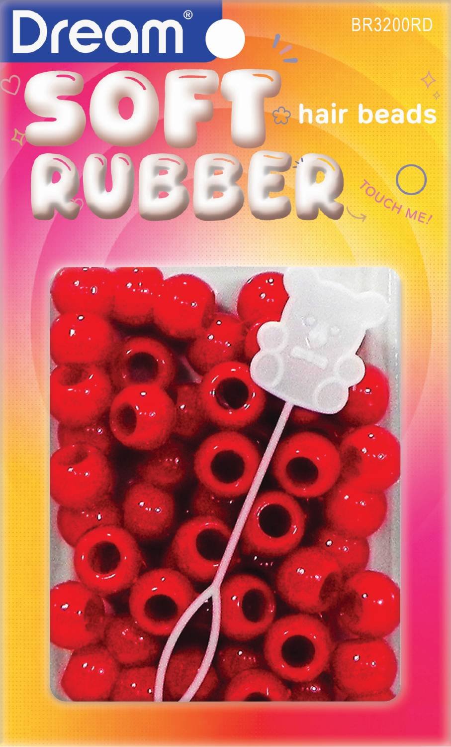 DREAM BEAD SOFT RUBBER RED