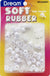 DREAM BEAD SOFT RUBBER WHITE/CLEA ASSORT