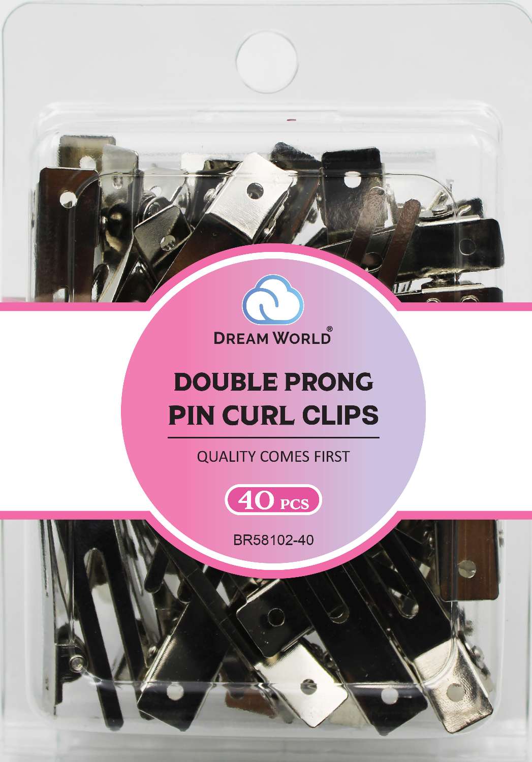 DREAM CLIP DOUBLE PRONG [BULK] 40 PCS