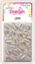 DREAM BEAD SHELL 20PC AB/WH