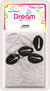 DREAM BEAD SHELL [JUMBO] 12PC B/W/C