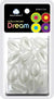 DREAM BEAD SHELL [JUMBO] 12PC LUMINUS WHITE