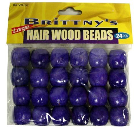 BRF W/BEAD LG/PLAIN PURP