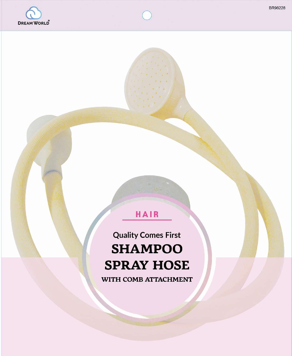 DREAM HOSE SPRAYER SHAMPOO W/COMB