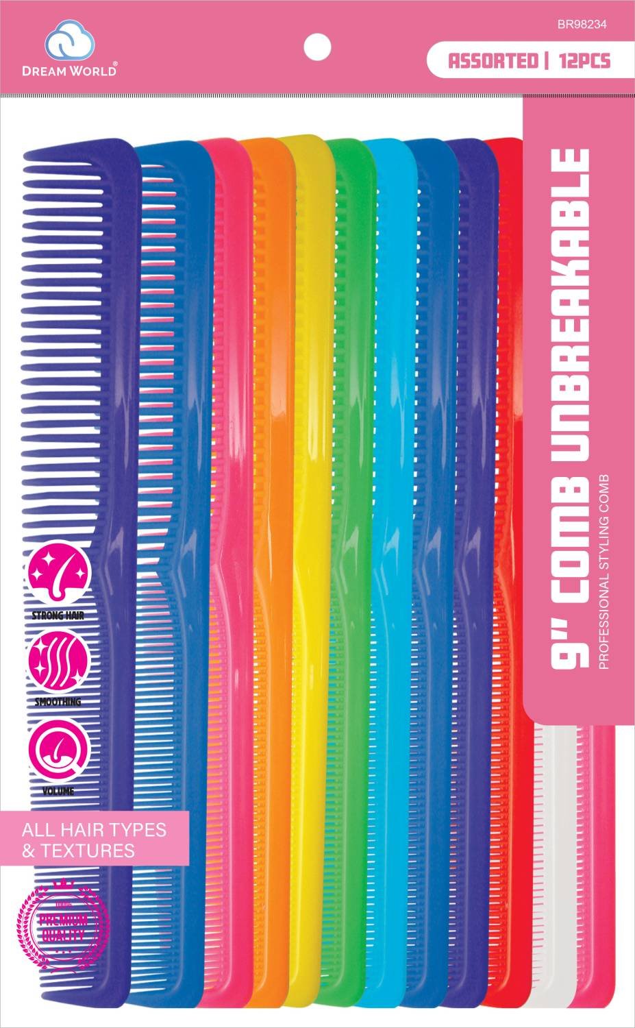 DREAM COMB BULK 9 IN UNBREAKABLE