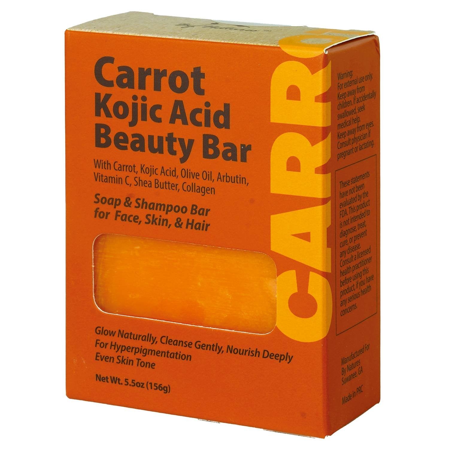 BYN KOJIC ACID BEAUTY BAR [CARROT]