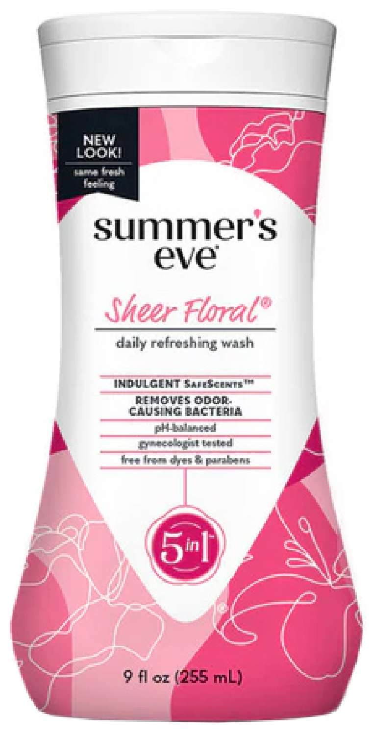 SUMMERS EVE WASH SHEER FLORAL