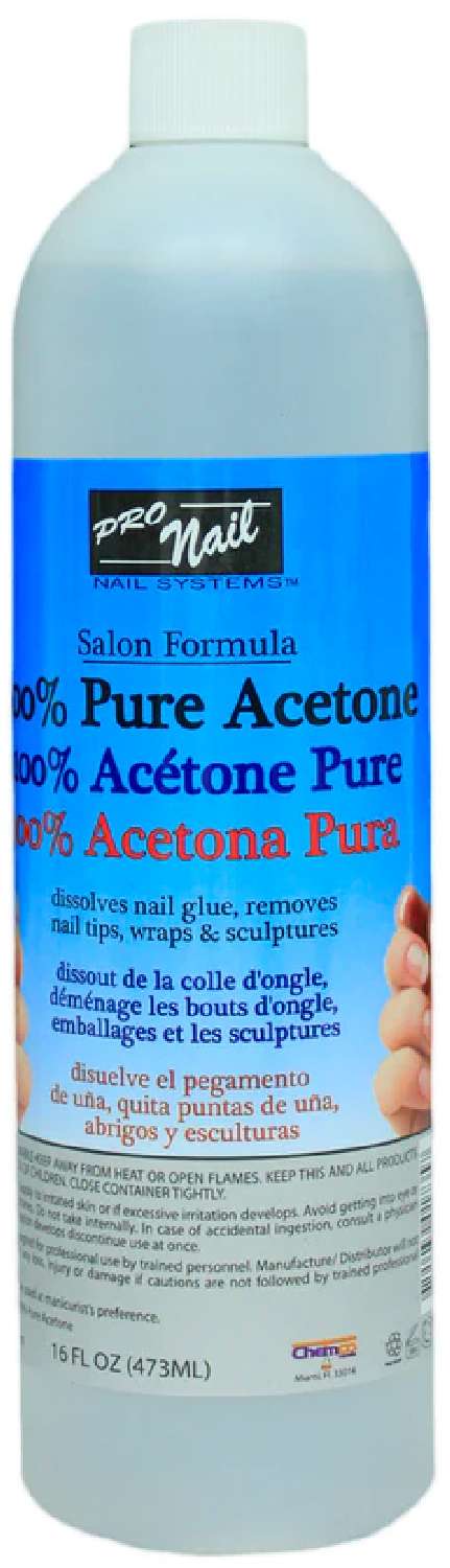 PRONAIL PURE ACETONE 16 OZ