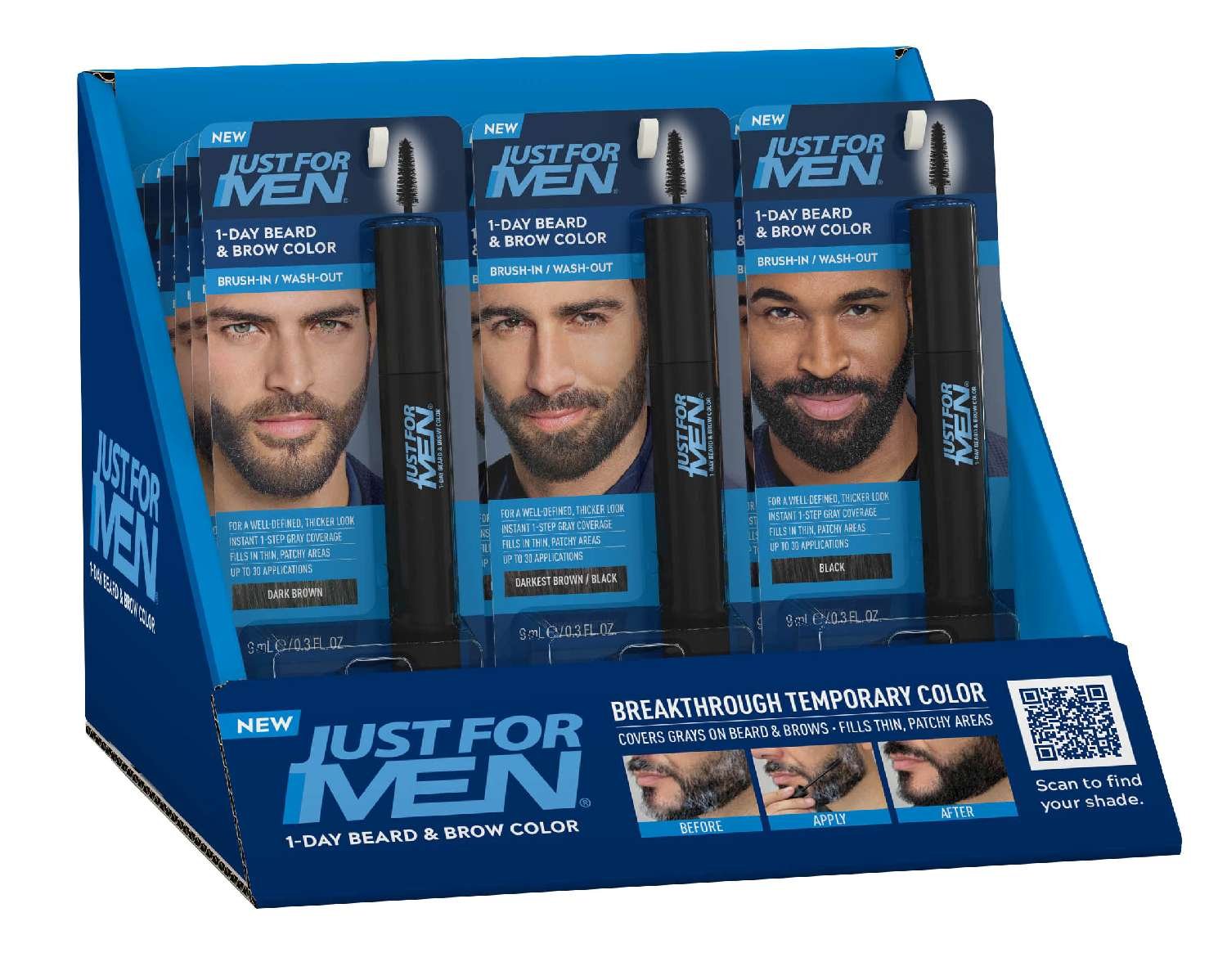 JFMEN 1 DAY BEARD & BROW COLOR 18PCS DP